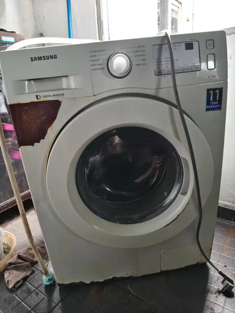 Mesin cuci front loading samsung inverter