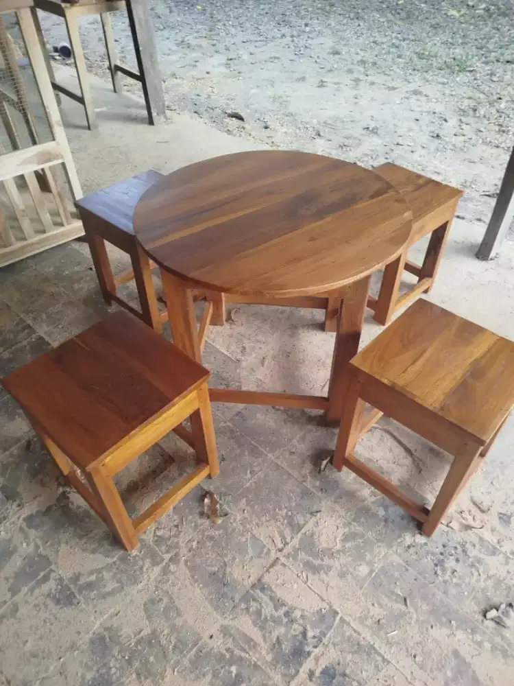 Kursi set kopi meja 1 kursi 4