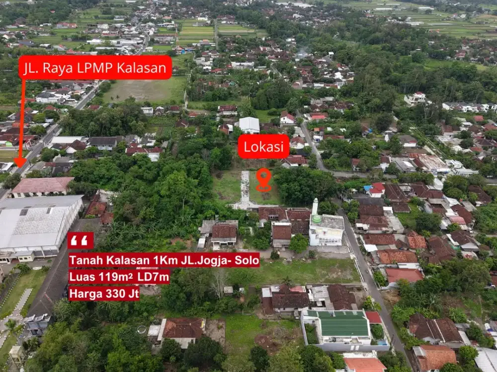 Tanah 2 Juta-an Di Kalasan Sleman Jogja Timur