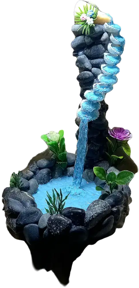 Hiasan Miniatur air mancur batuan asli