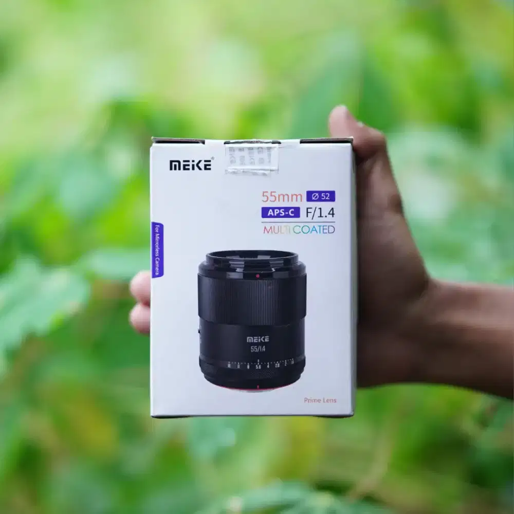 Lensa Meike 55mm f1.4 Sony Apsc