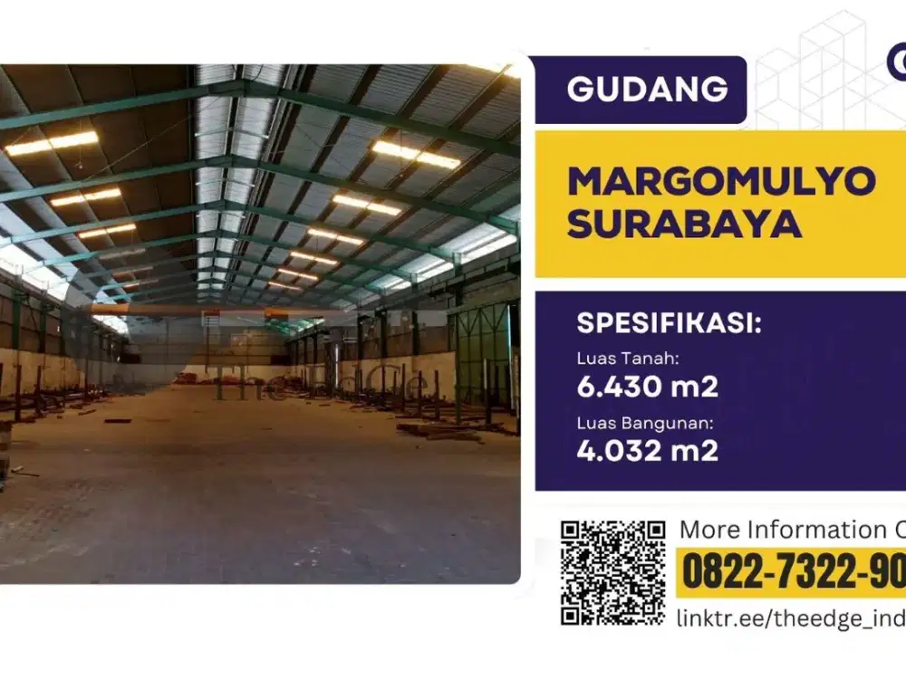 Disewakan Gudang Margomulyo Surimulia Surabaya – 4 Craine, Kantor, Dekat Tol | The EdGe