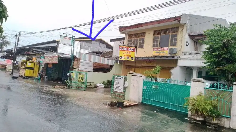 Dijual Ruko 2 Pintu Strategis Pasar Way Halim BDL - HARGA Rp 1,8M NEGO