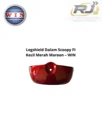 Legshield Dalam Scoopy FI HONDA Kecil Merah Maroon – MERK WIN
