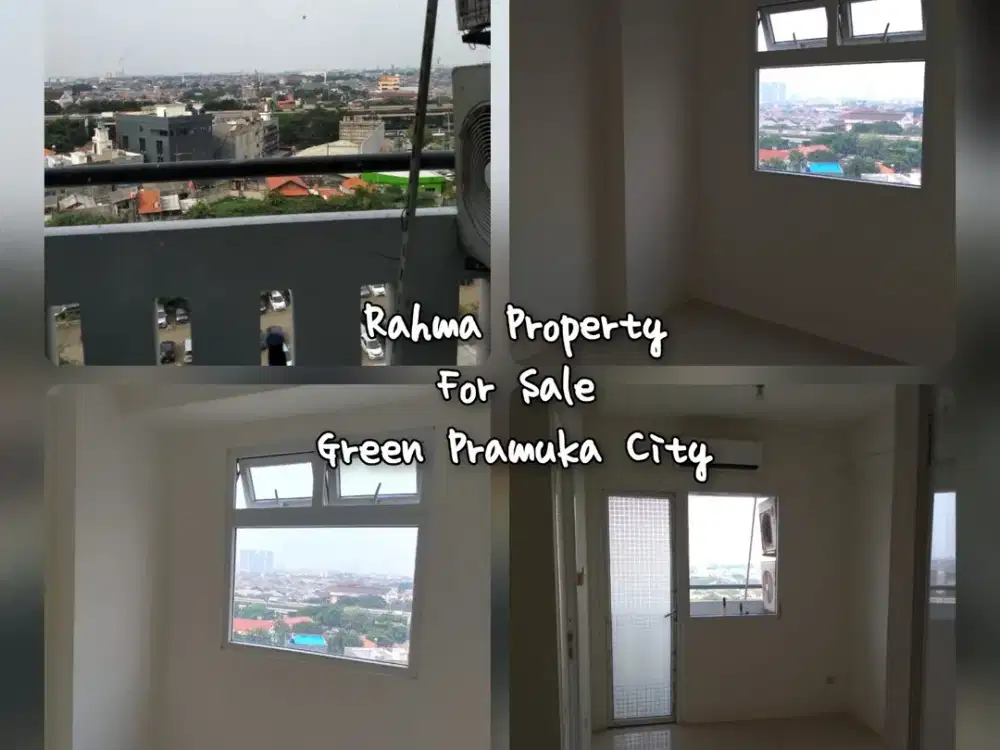 Mumpung Masih ada, Type 2Kamar UnFurnished View Timur Ke Jl.Toll Green Pramuka City