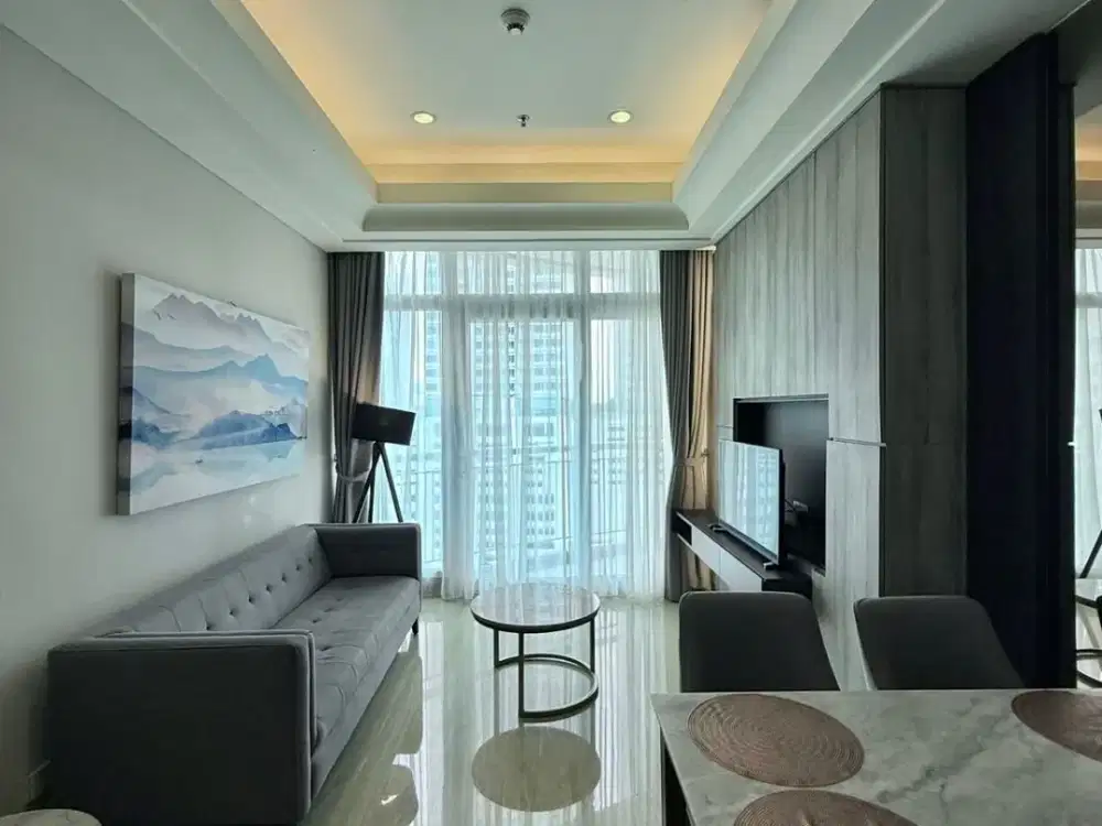 Apartemen South Hills Kuningan 87m2 2BR Private Lift Full Furnish