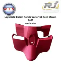 Legshield Dalam honda Vario 160 Kecil Merah Doff merk win