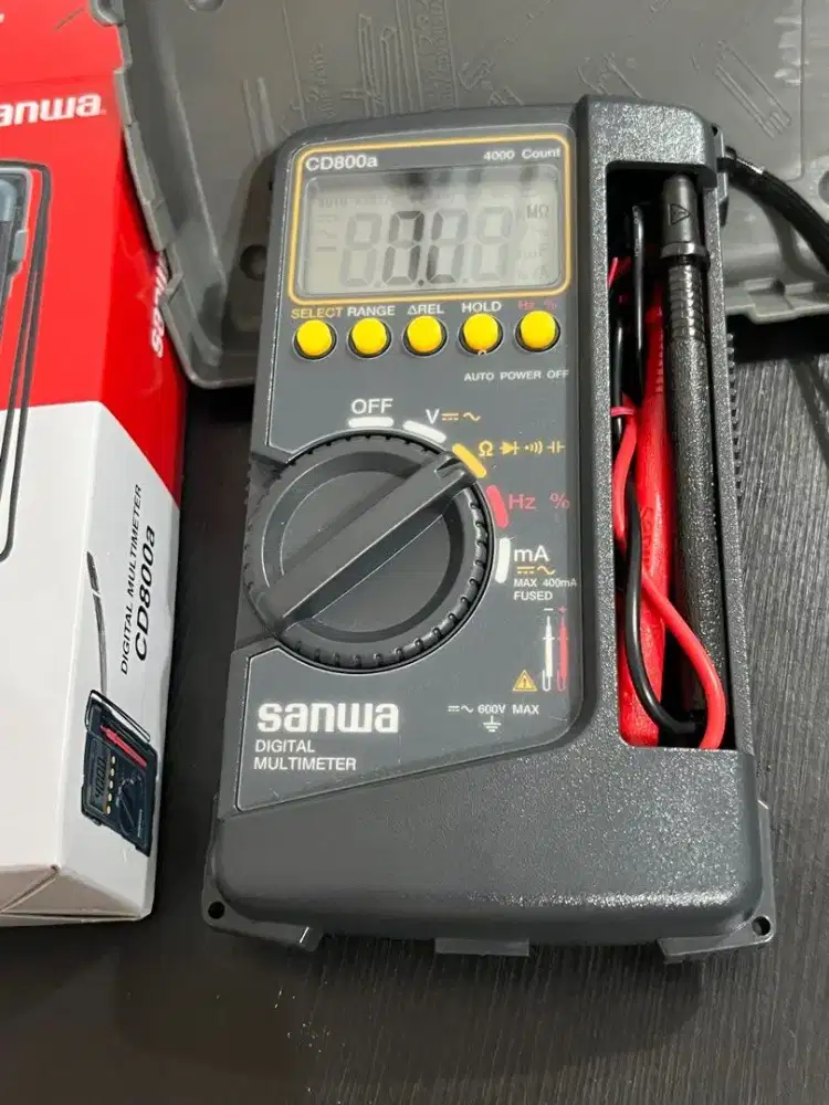 Sanwa CD800a Digital Multimeter Alat Ukur Listrik AC / DC