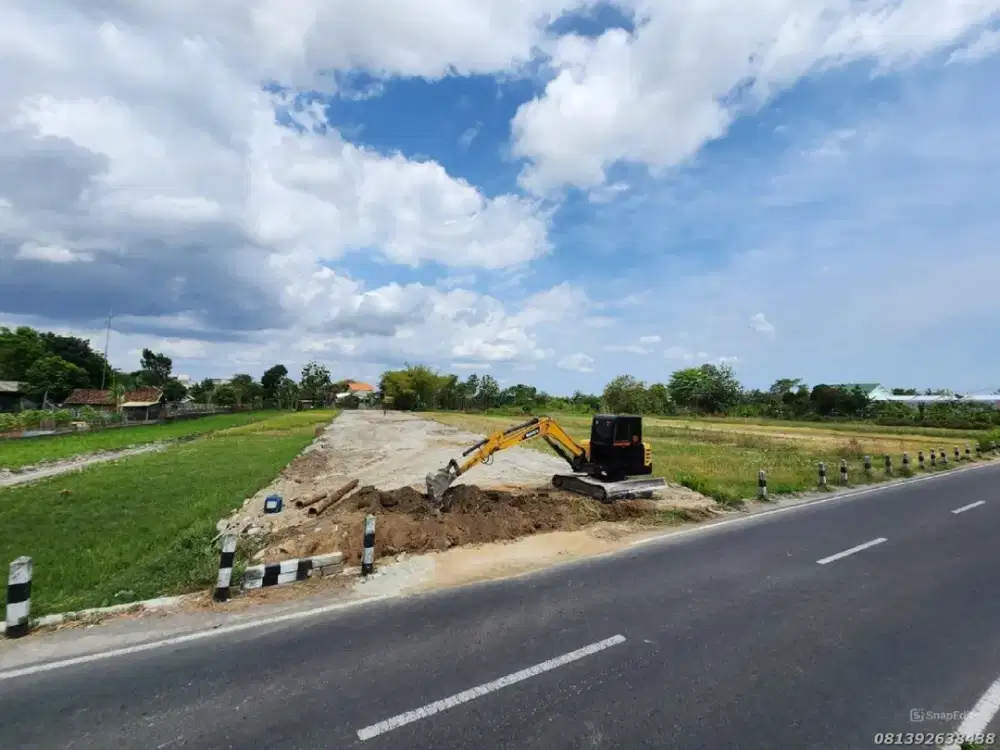 Dijual Tanah Godean Di Jalan Utama Sidokarto Dekat Ke Kampus UNISA Yogyakarta, SHM Siap Bangun *