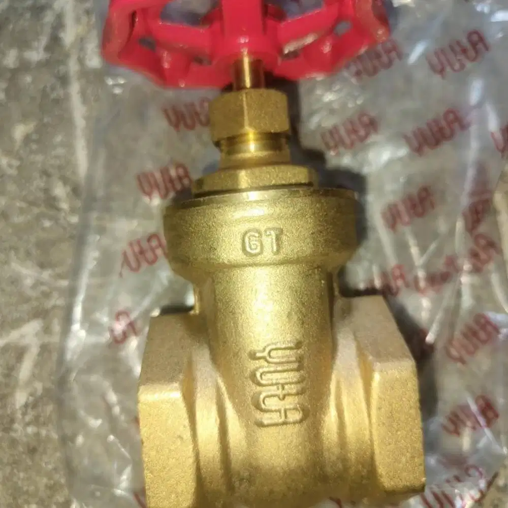 Gate Valve Kuningan Merk Yuta Uk 2,5 Inchi | Ex-Proyek Harga Miring