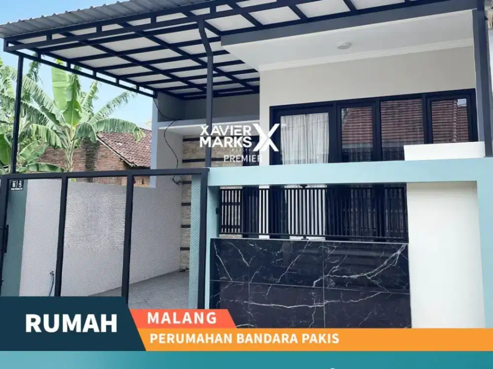 Rumah Baru Gress Minimalis Modern Di Perumahan Bandara Pakis Malang