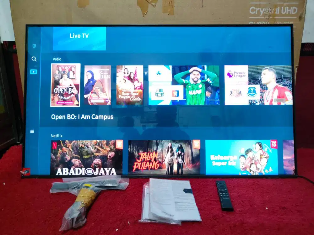 TV Samsung CU8000 Smart Digital 50 inc Crystal UHD 4K FULLSET