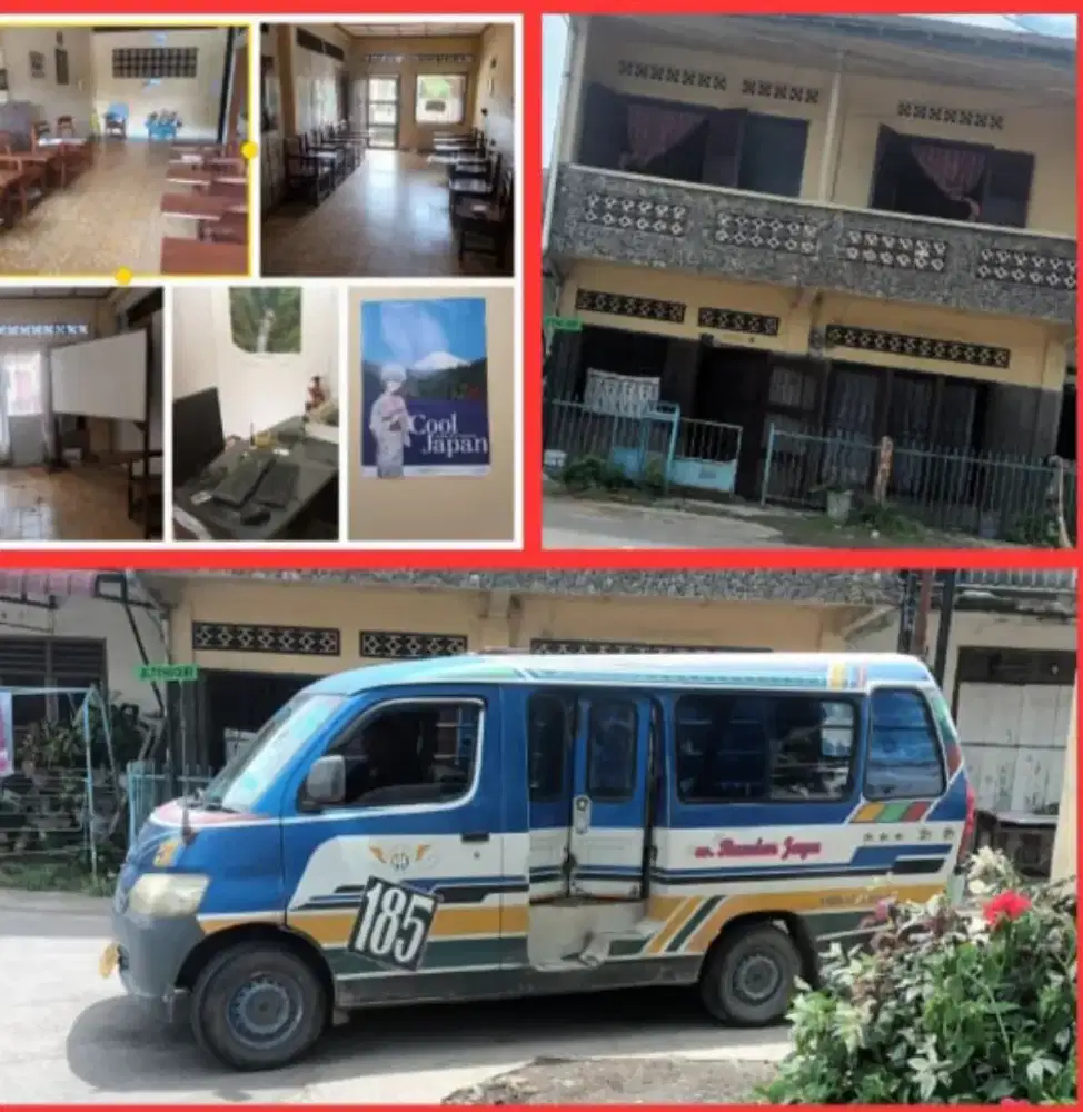 DIJUAL RUMAH (7 KAMAR) 250m dari Mall Suzuya Siantar.