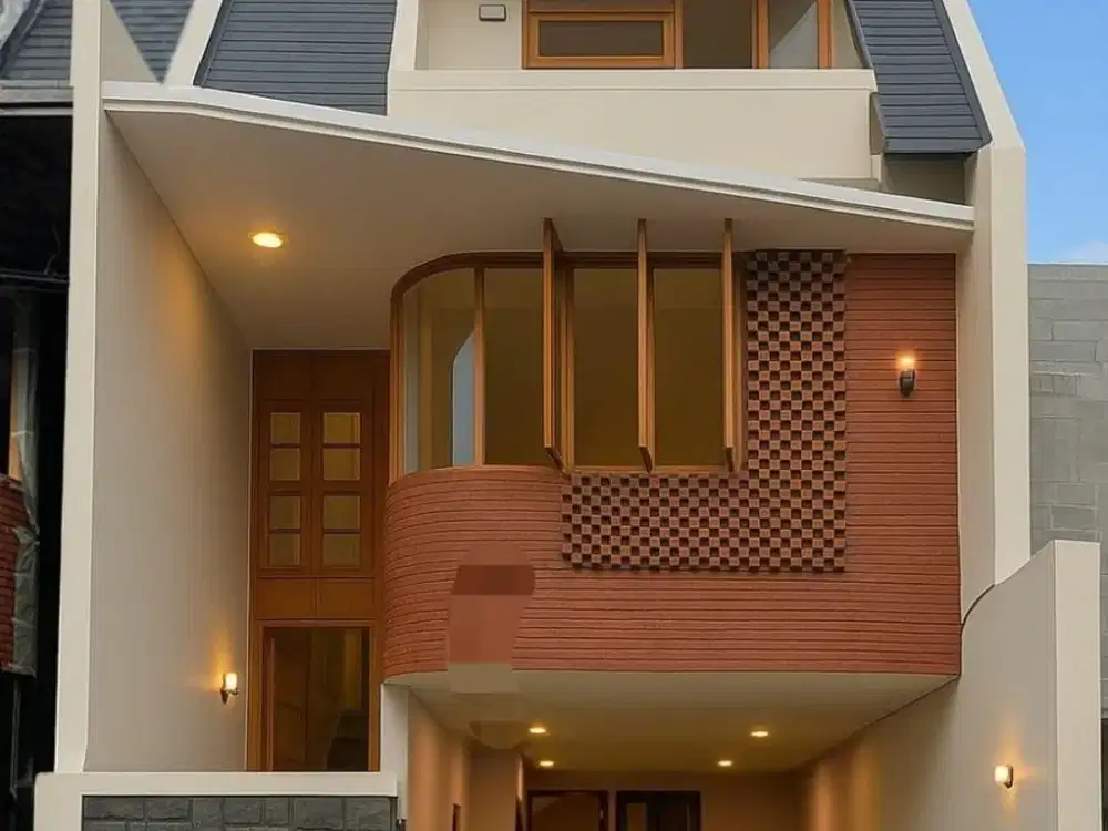 Rumah Baru Bagus Design Modern di Rawamangun Cipinang Jakarta Timur