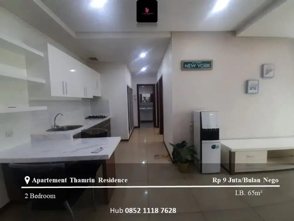 Disewakan Apartement Thamrin Residence 2BR Low Floor FF