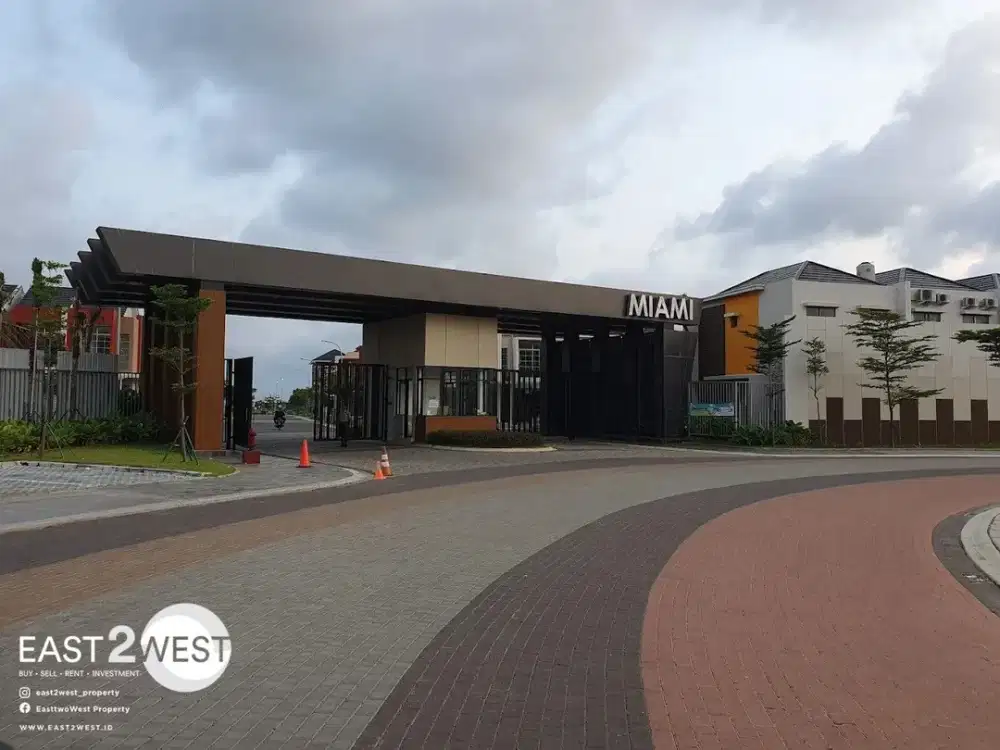 Jual Rumah Cluster Miami PIK 2 Jakarta Utara Mewah Bagus Fully Furnished Siap Huni