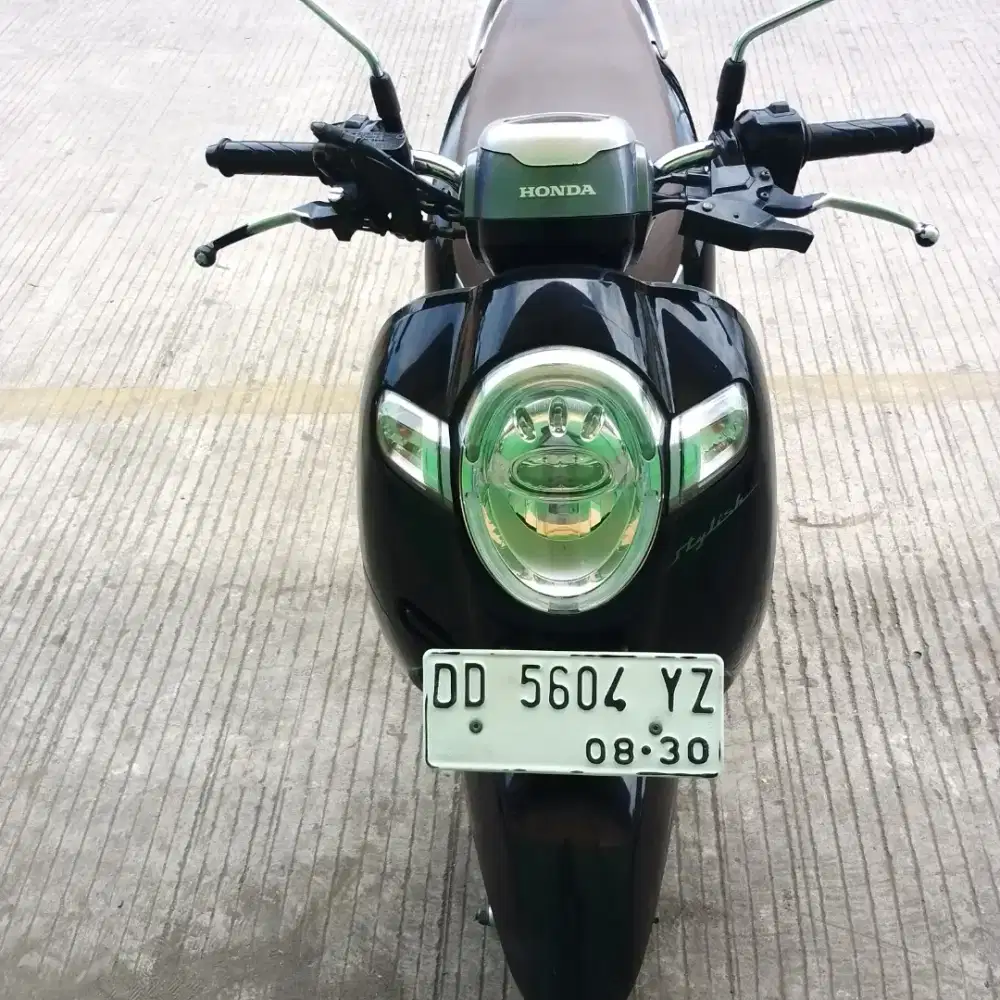 Honda Scoopy 2020 ESP Stylish Hitam Abu Abu