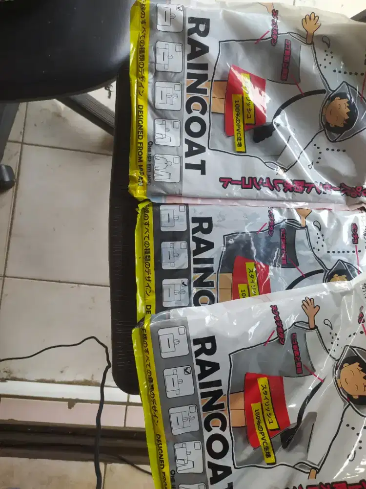 Jas hujan raincoat dan elmondo