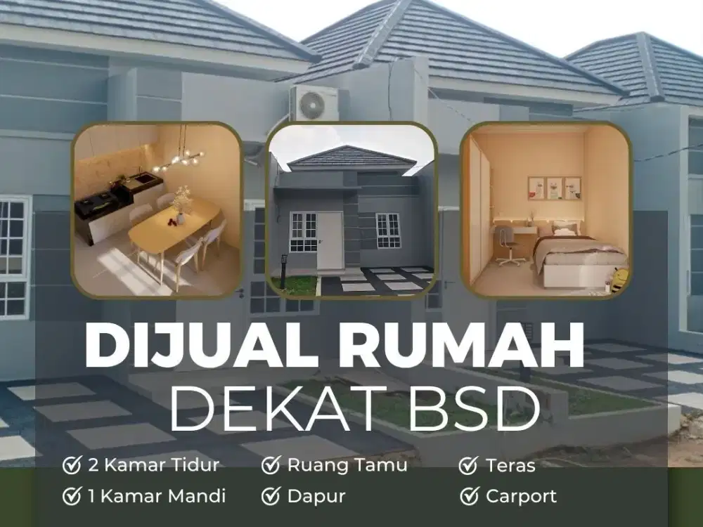 TERMURAH RUMAH SIAPHUNI DEKAT BSD