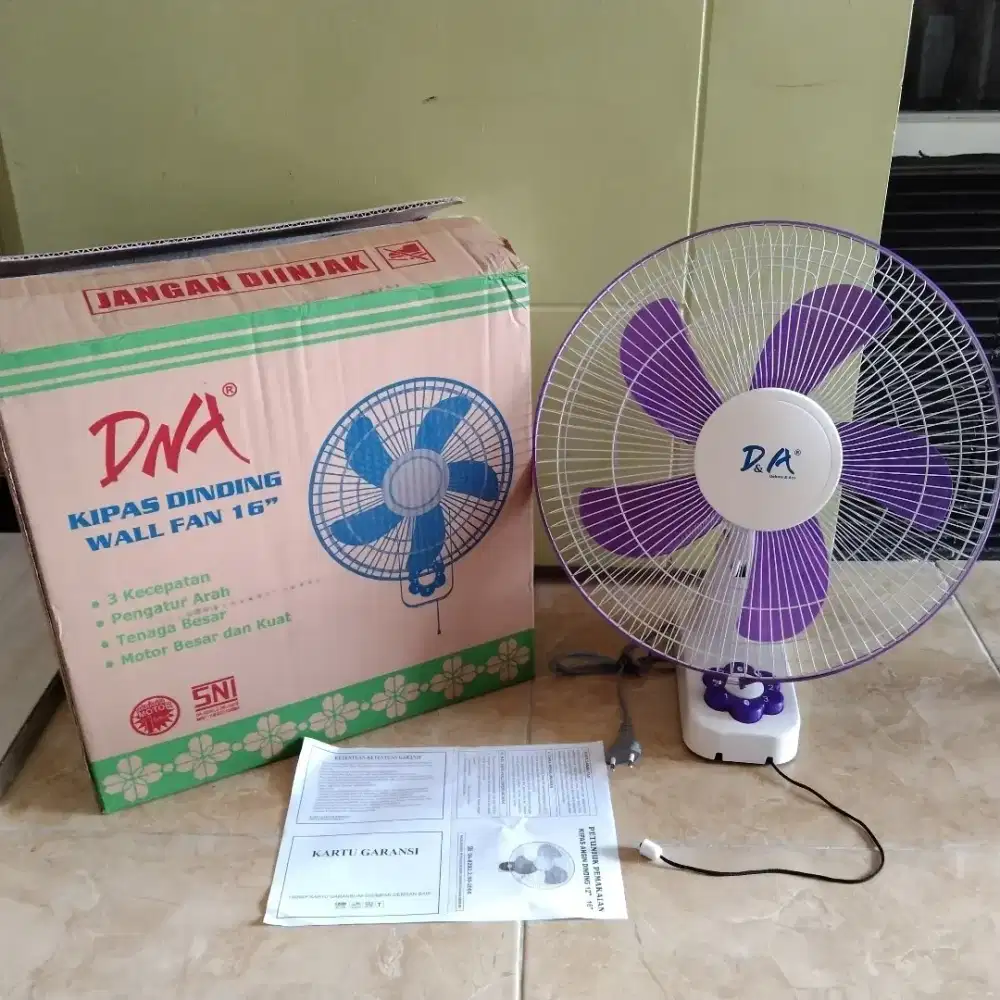 Wall Fan/ Kipas Angin Dinding 16 Inch DNA