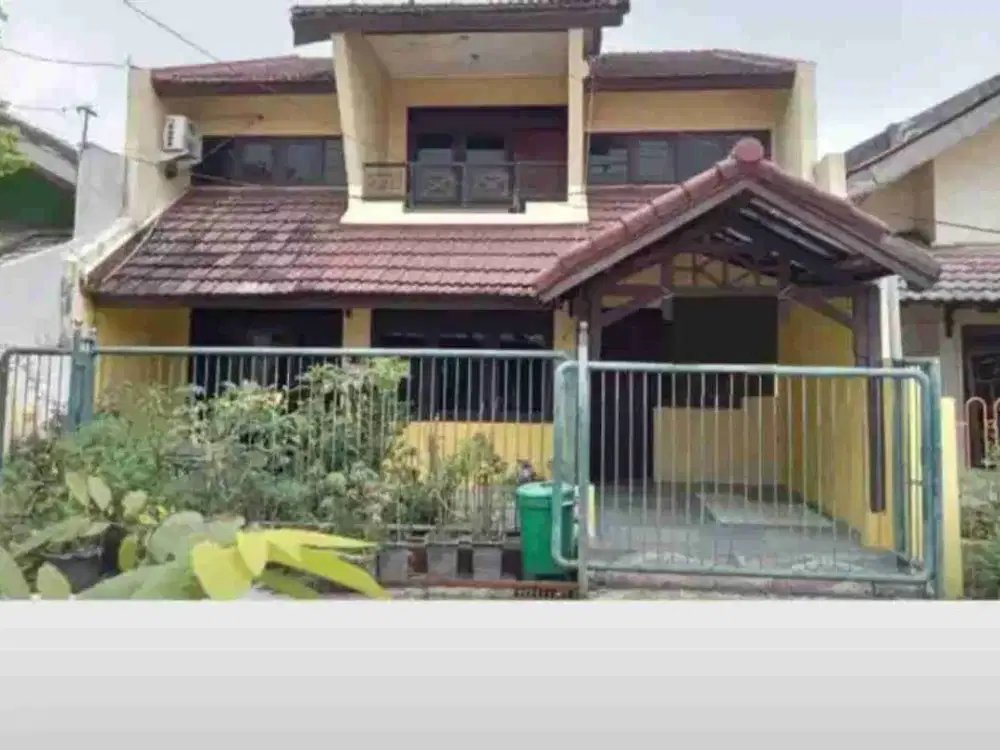 RUMAH SIAP HUNI 2 LANTAI DIJUAL MURAH LOKASI DI MENANGGAL INDAH