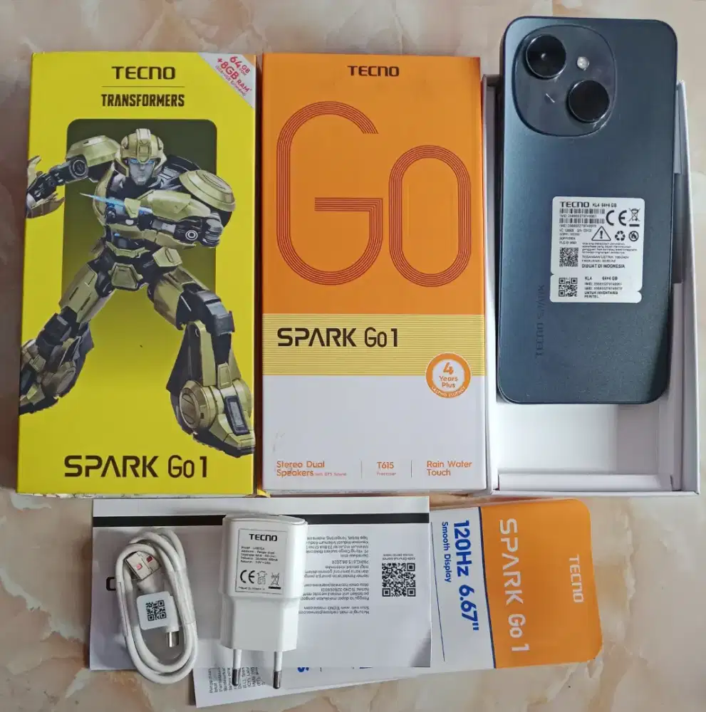 Tecno spark Go 1 ram 4+4/64