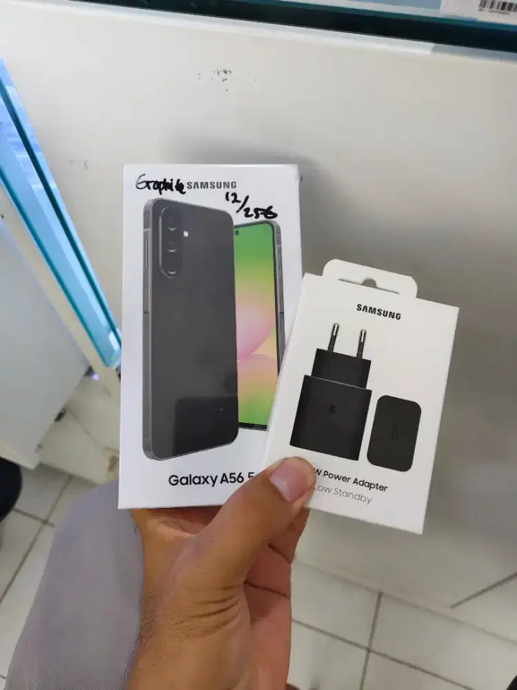 Samsung A56 5g 12/256 New gratis adaptor 25watt