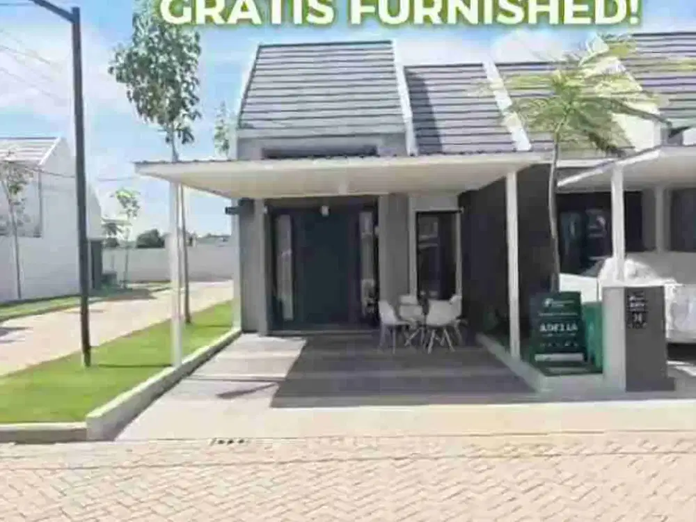 Beli Rumah Tanpa DP Ready Unit Free Furniture