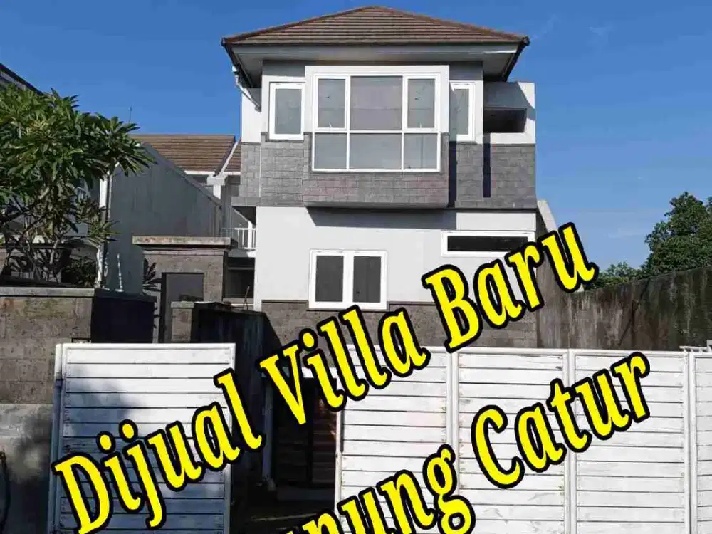 Dijual Villa Baru di Jln Gunung Catur Denpasaar Barat Bali