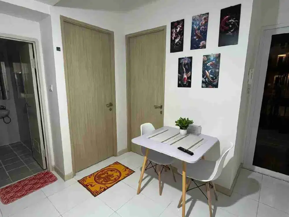 disewa apartemen tokyo riverside pik 2 2br furnish murah