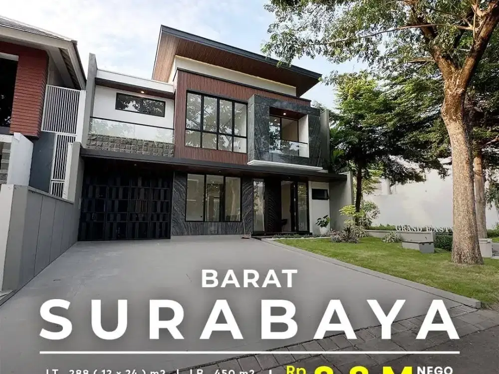 Rumah Modern Minimalis Design & Ciamik di Grand Eastwood, SBY