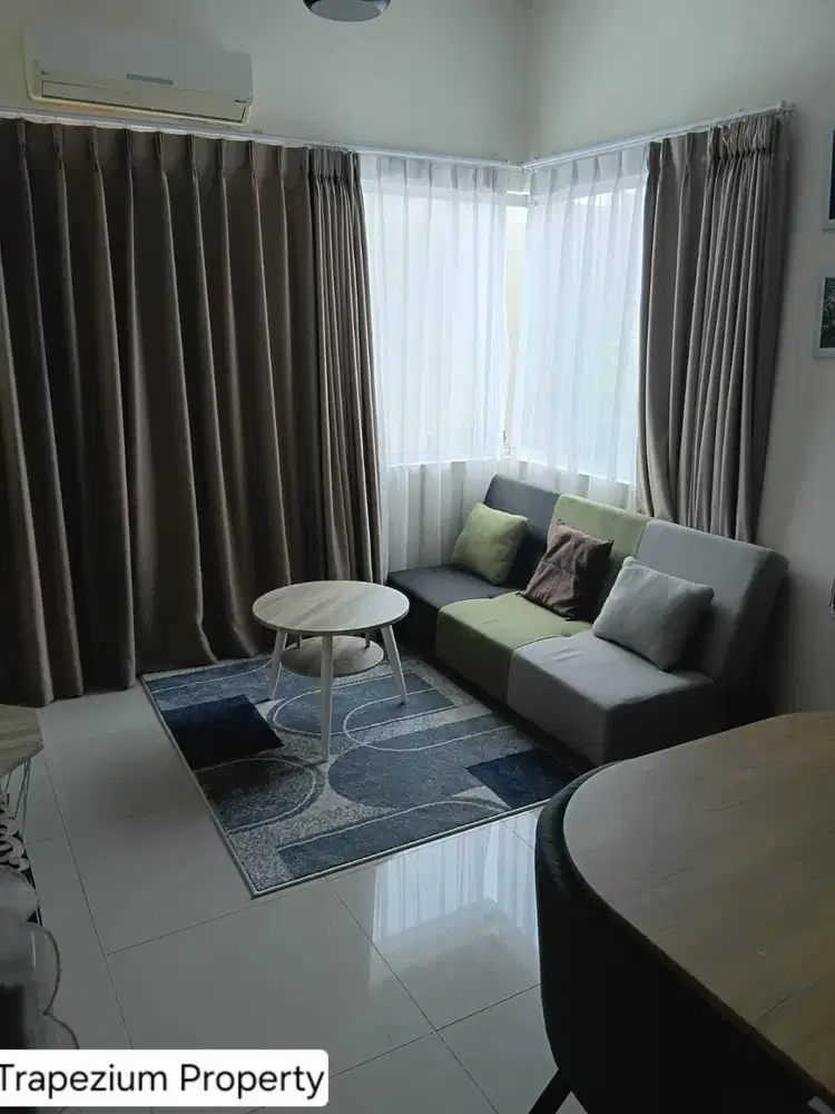 Solo Paragon Apartemen 2 BR Bersih, Wangi Sangat Nyaman
