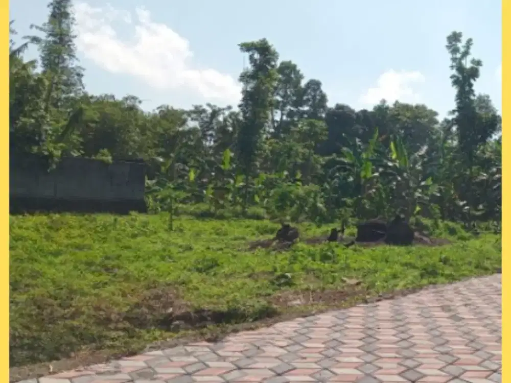 Tanah Jogja 3 Menit Dari Kampus UII Kaliurang SHM Pekarangan