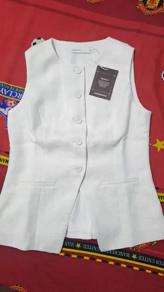 Padma Textured Round Neck Long Vest Top