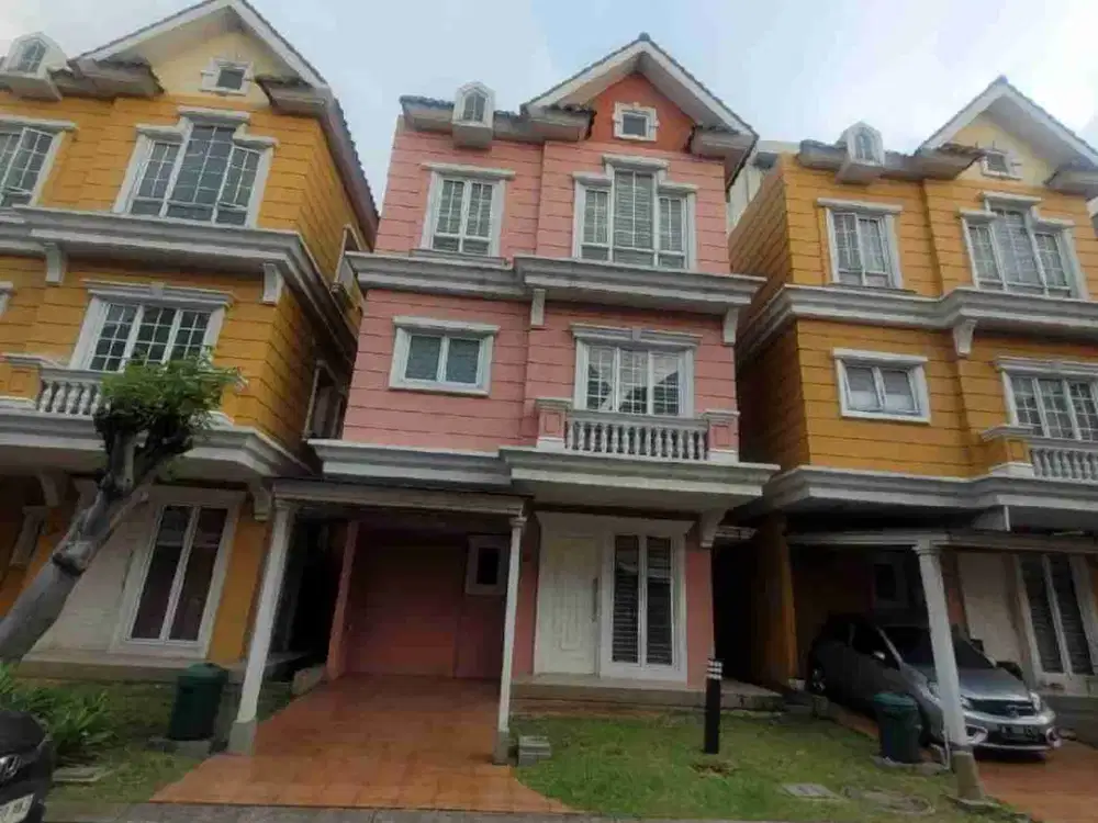 Dijual Rumah Cluster Omaha 3 lantai, lebar 8m Gading Serpong