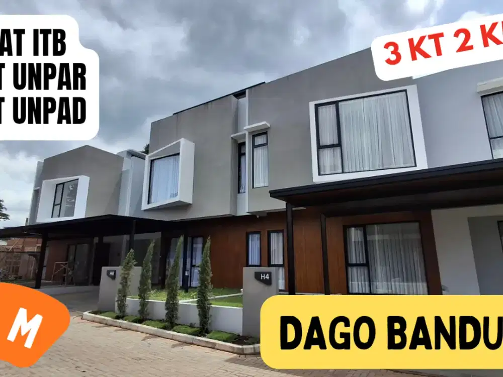 rumah di dago bisa cicil developer 3 tahun dekat kampus itb