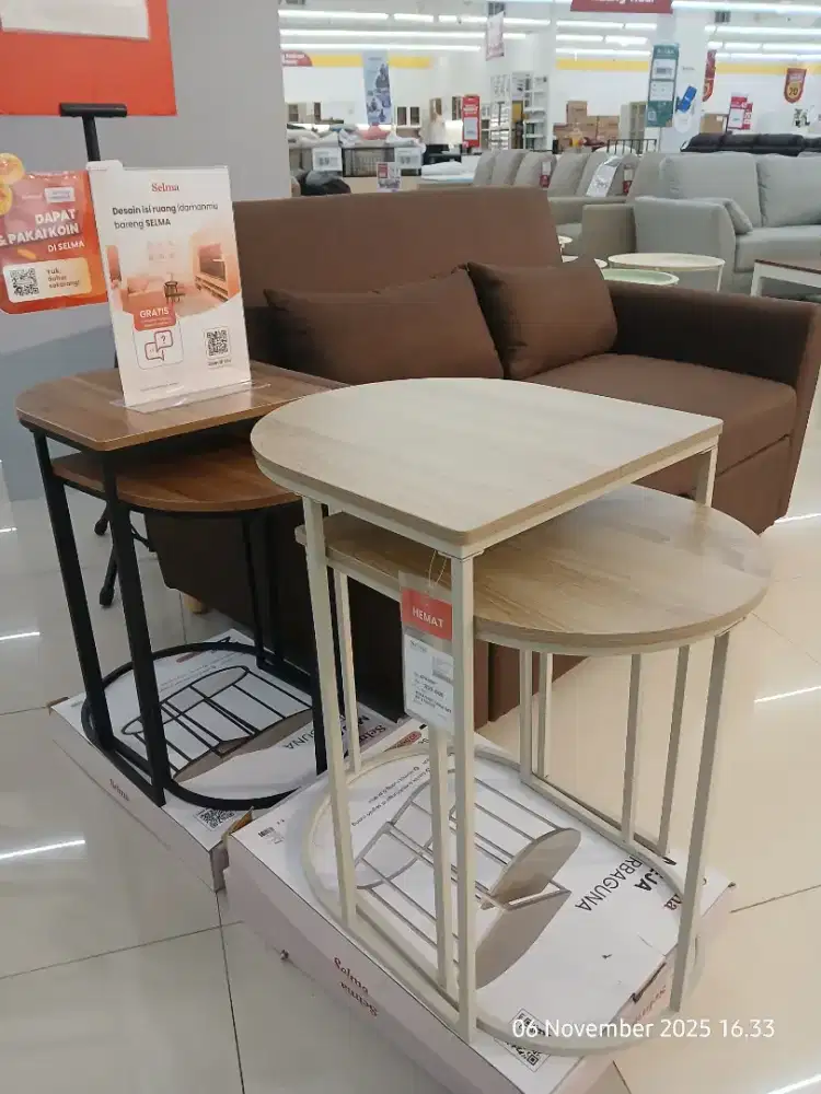 HIRA Side Table Set of 2 – White