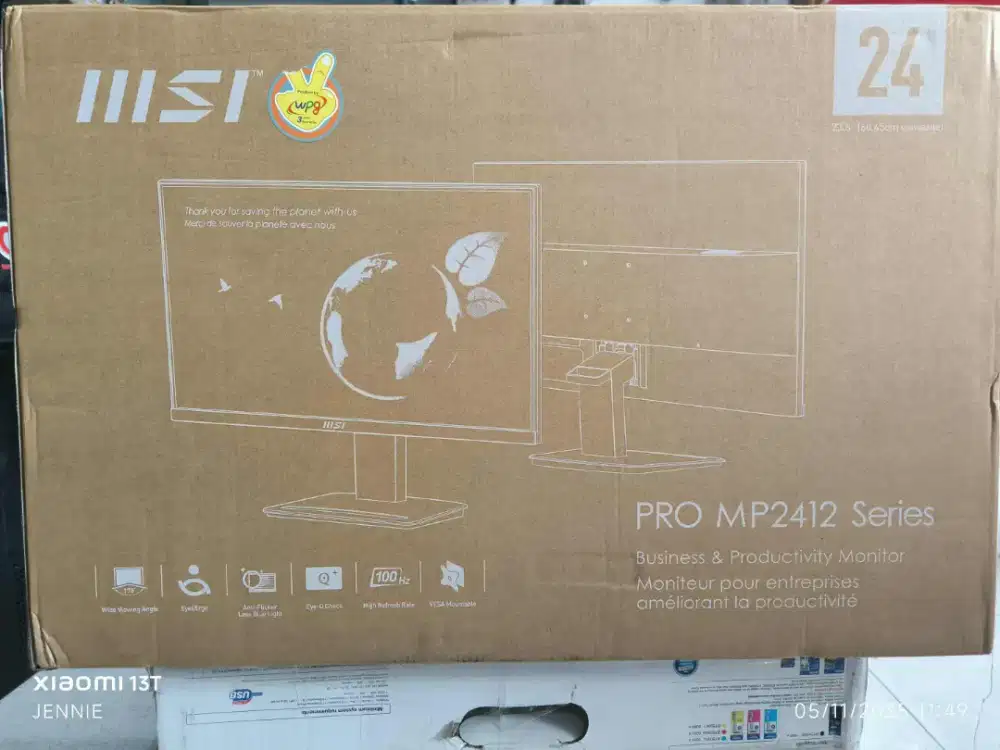 BARU DAN BERGARANSI Monitor MSI PRO 24 HDMI DAN DISPLAY PORT
