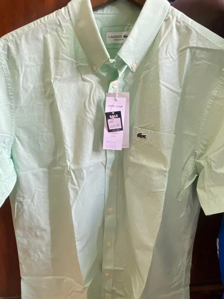 baju lacoste warna hijau