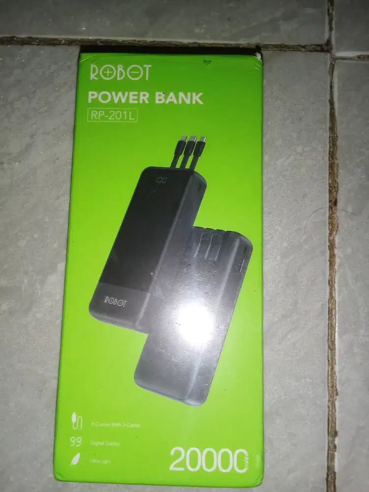 Powerbank Robot rp201l second mulus