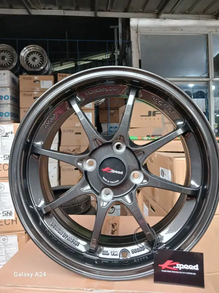 K Speed ce28 ring 15x6,5 pcd 4x100 ET 38 original made in Thailand