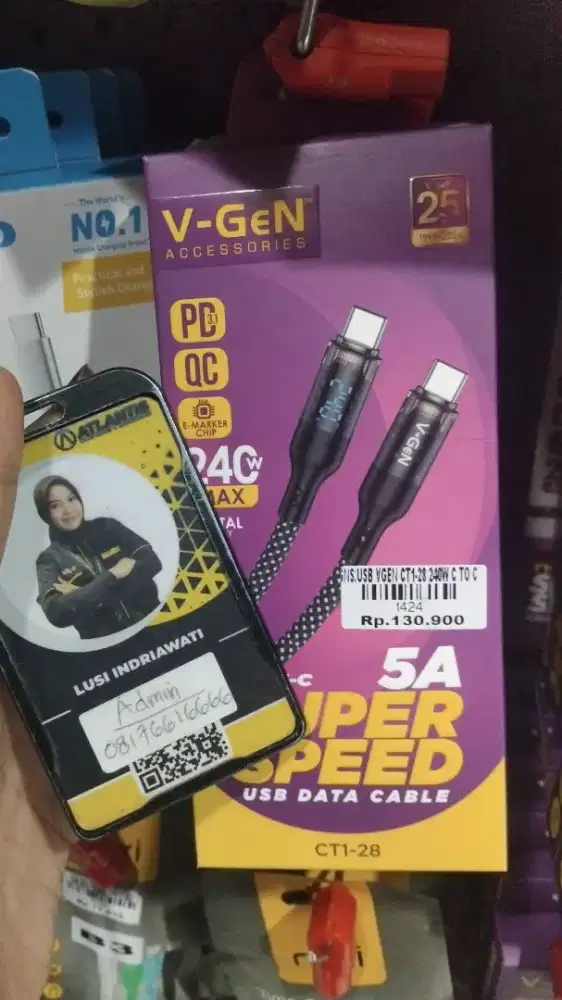 USB VGEN CT1-28 240W C TO C  |ATLANTIS DAHSYAT