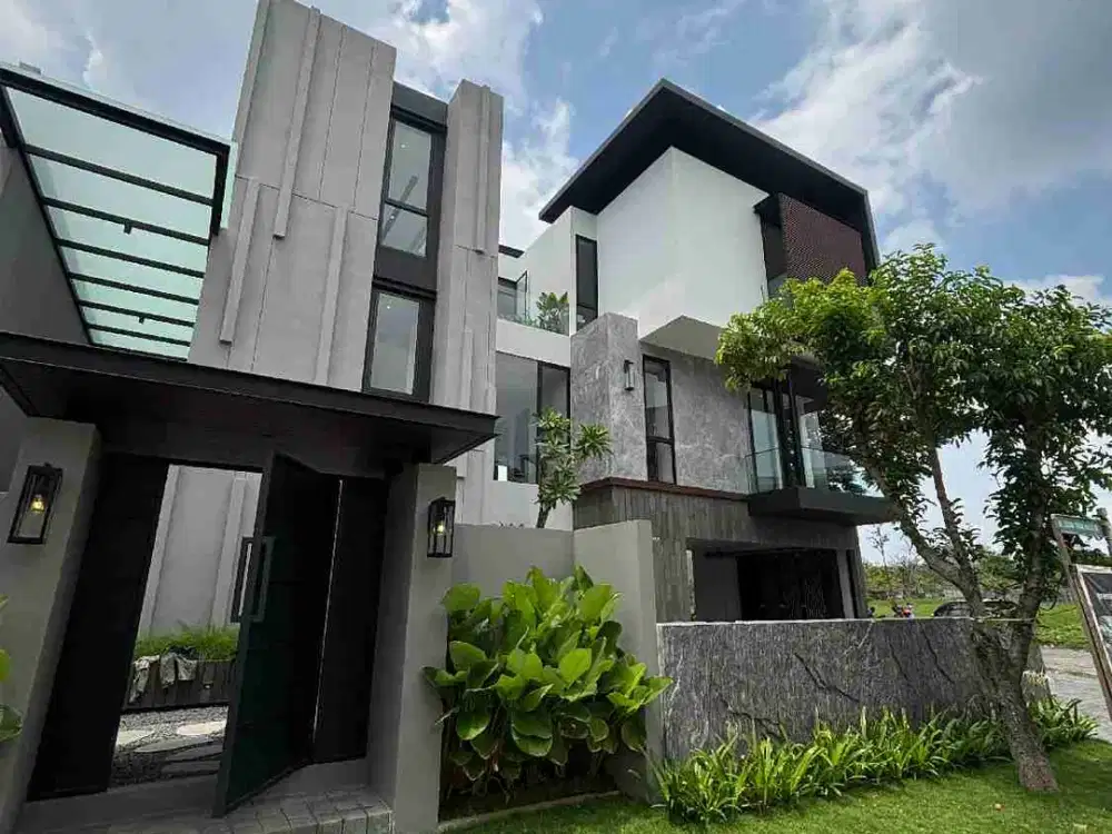 Dijual Rumah Mewah Baru Gress Citraland Waterfront Surabaya Barat 3 Lantai Asri Idaman Nyaman Dekat Mall
