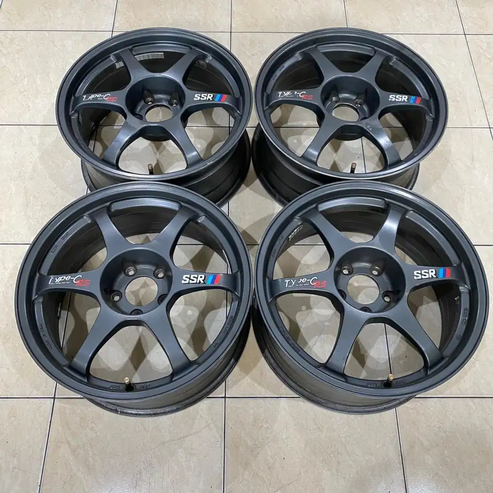 Japan SSR Type-C RS R18 5x114 5x112 Velg Original Ori Jepang Ring 18