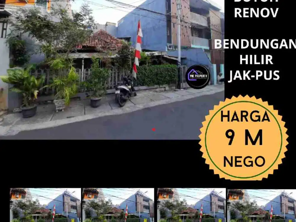 Dijual murah harga dibawah pasaran rumah butuh renovasi di Bendungan Hilir Jak-Pus