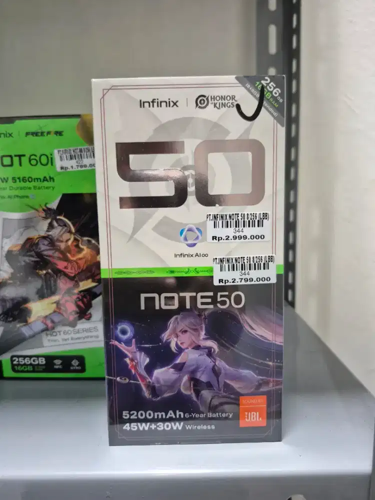 INFINIX NOTE 50 8/256 GARANSI RESMI 1 TAHUN