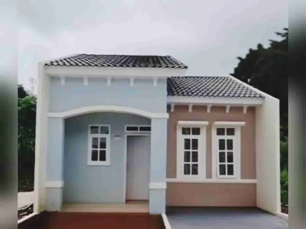 Rumah Mediteranian Di Tenjo, hanya selangkah ke stasiun, DP 2juta all in