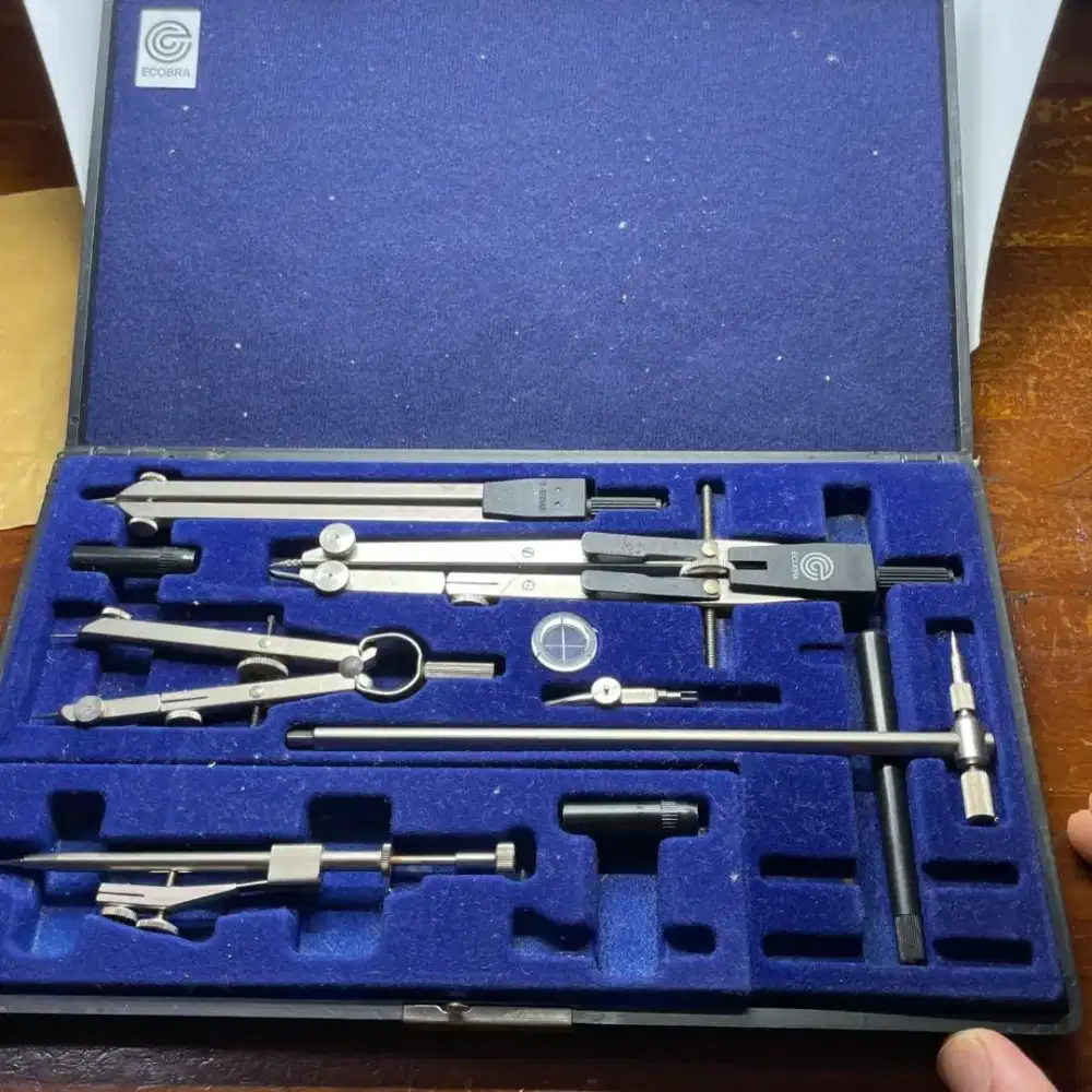 Ecobra Drafting Compass Jangka Set  Teknik Tools