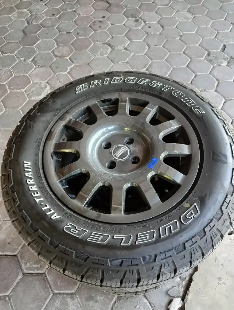 VELG BRAID & Ban A/T BRIDGESTONE DUELER