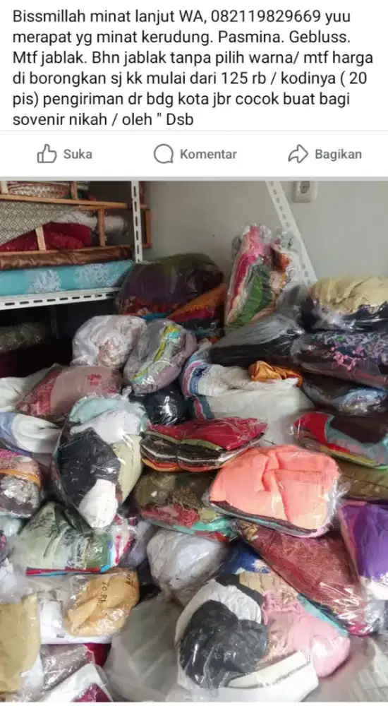 Kerudung jablak gebluss pasmina